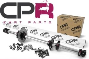 Complete 40mm Axle Kit 8mm Keyway (Colour Configurable)