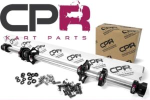 Complete GT-RACE Series 40mm Axle Kit Less Brake Disc 8mm Keyway (Colour Configurable)