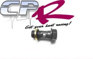 Go Kart Brake Banjo Bolt Single Outlet with seals (suits BKHC03 BKHC04 & BKHC05 models)