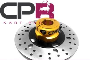 Complete Brake Disc and 30mm Gold Hub Carrier 6mm & 8mm Keyway