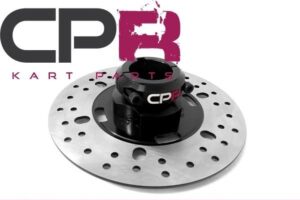 Complete Brake Disc and 40mm Hub Carrier 8mm Keyway Black