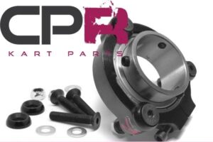 50mm Bearing & Flange Carrier Holder Black (includes Premium C4 Clearance Bearing)