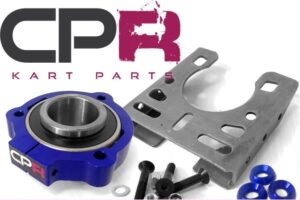 40mm PROJECT Kit Bearing & Flange Carrier Holder PLUS Bracket Blue