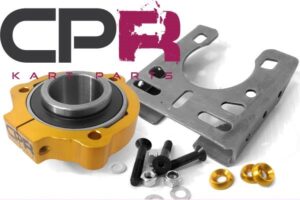 40mm PROJECT Kit Bearing & Flange Carrier Holder PLUS Bracket Gold