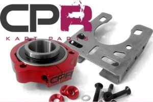 40mm PROJECT Kit Bearing & Flange Carrier Holder PLUS Bracket Red