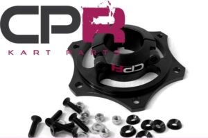 Hub for Brake Disc CNC Billet Black with Bolt Kit Suit 40mm Axle 8mm Key