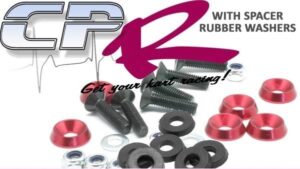 Bolt & Spacer Kit 6 Bolt Steering Wheel Floor Pods Red