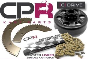Go Kart SR Series 17T Clutch, G-Drive Chain and SPLIT Sprocket BUNDLE 219 Pitch BRAND NEW