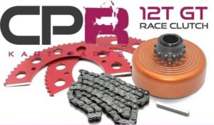 Clutch CPR GT-RACE Series 35 Pitch 12 Tooth 19mm (3/4") bore + Chain + Sprocket + Key