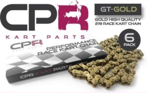 BULK 6x PACK Go Kart CPR GT-GOLD Chain 219 Pitch CPR GT BRAND NEW