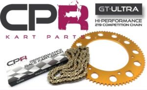 Go Kart CPR GT-ULTRA Competition Chain and Sprocket BUNDLE 219 Pitch BRAND NEW