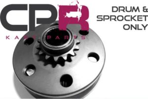 Clutch DRUM AND SPROCKET ONLY suits Noram STAR 25.4mm (1") bore 15T #35 Pitch