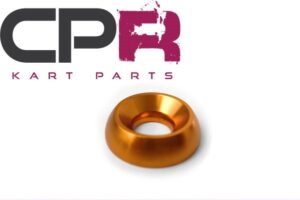 Go Kart Countersunk Washer 8mmID Gold NEW