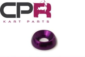 Go Kart Countersunk Washer 8mmID Purple NEW