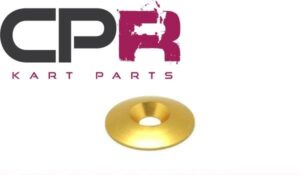 Countersunk Washer 8mmID Gold for Seats