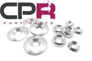 Go Kart Countersunk Washer Pack Silver NEW