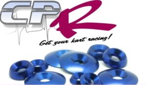 Go Kart Countersunk Washer Pack Blue NEW