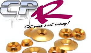 Go Kart Countersunk Washer Pack Gold NEW