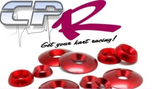 Go Kart Countersunk Washer Pack Red NEW