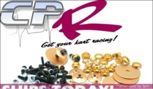 Go Kart Extreme Colour Mount Pack Gold - 100pcs including bolts