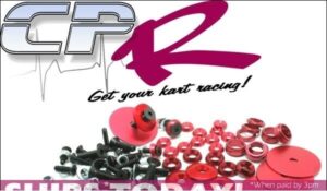 Go Kart Extreme Colour Mount Pack Red - 100pcs including bolts