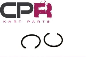 Piston Circlip PAIR (Gudgeon Pin / Wrist Pin) Suit KT100 Yamaha (S or J) and PRD RK100 (including Fireball)