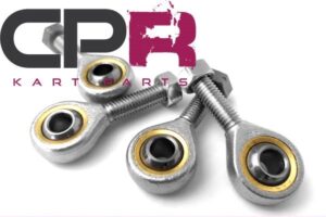 Tie Rod Ends Rose Joints (8mm Male) Includes Locking Nuts) To Suit Steering - 2x PAIRS