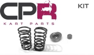 Valve Spring 18lb COMPLETE KIT with Retainer & Lash Cap CPR Performance Set Kit - suit ENCL65 and Honda GX160/200 clones (and Torini Clubmaxx / Predator 212cc)