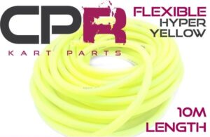 Fuel Line Go Kart Race Type GT-Hyper-Yellow 4.5mmID 10m Length (Extra-Soft Formulation)