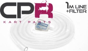 Fuel Line Go Kart Race-Type GT-Clear 5mmID 1m Length with GT-Race Series Fuel Filter