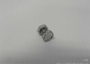 Go Kart Zinc Plated Hex Head Bolt M8 15mm long NEW (WITH NUT)