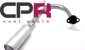 Race Spec Complete RLV Extreme Muffler Exhaust Header System for 4-Stroke Engine LIFAN OHV 6.5hp 192cc GX200 and Clone or GX160