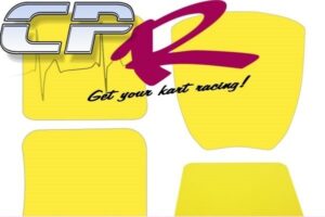 Number Plate + Sticker Set Yellow 20x20cm