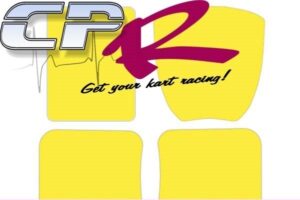 Sticker Set Yellow with Rear Bumper Sticker