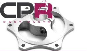 Sprocket Carrier Hub suit 25mm Axle 6mm Keyway Silver