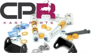 Stub Axle PROJECT SERIES Spindle Suit Arrow CRG Silver Pair w/Gold Spacers and Brackets AND CAMBER ADJUSTERS