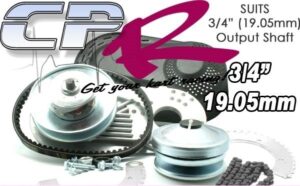 Torque Converter Clutch 420P 10Tooth  19.05mm (3/4 inch) bore + FREE 420P Chain & Sprocket