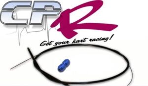 Throttle Cable 1.9m with FREE Blue Anodised Terminator Clamp suit 4-stroke & Torini Clubmax