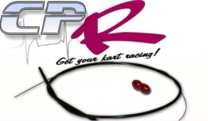 Throttle Cable 1.6m with FREE Red Anodised Terminator Clamp suit 2-stroke