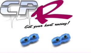 Throttle Cable Terminator / Coupler Clamp Blue (Twin Pack)