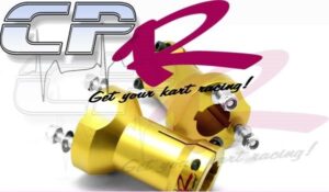 Rear Wheel Hub Hubs Pair suit 30mm Axle 6mm or 8mm Keyway Gold (Long 95mm)