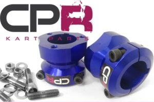 Rear Wheel Hub Hubs PAIR suit 40mm Axle 8mm Keyway Blue