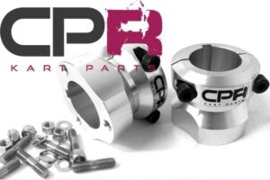 Rear Wheel Hub Hubs PAIR suit 40mm Axle 8mm Keyway Sillver