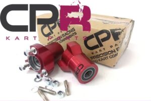 Front Wheel Hub Hubs PAIR suit 17mm Stub Axle Red