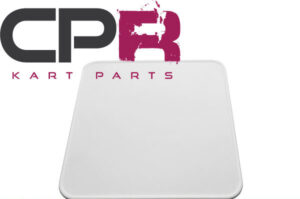 Number Plate Rear White 20x20cm