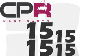 Number Pack 2 Digit - 4x Rear & 4x Side Black Decal pack White + PLATE