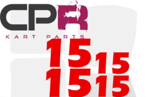 Number Pack 2 Digit - 4x Rear & 4x Side Red Decal pack White + PLATE