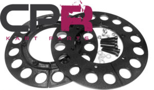 Sprocket Guard 2-piece 228mm Diameter suit 6-bolt #35 219P 420 rear axle sprockets with Screws